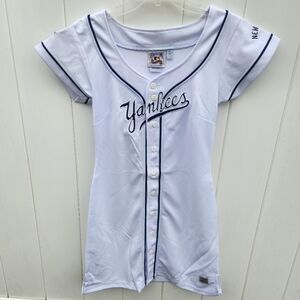 New York Yankees MLB Cooperstown Jersey Dress Women's Medium